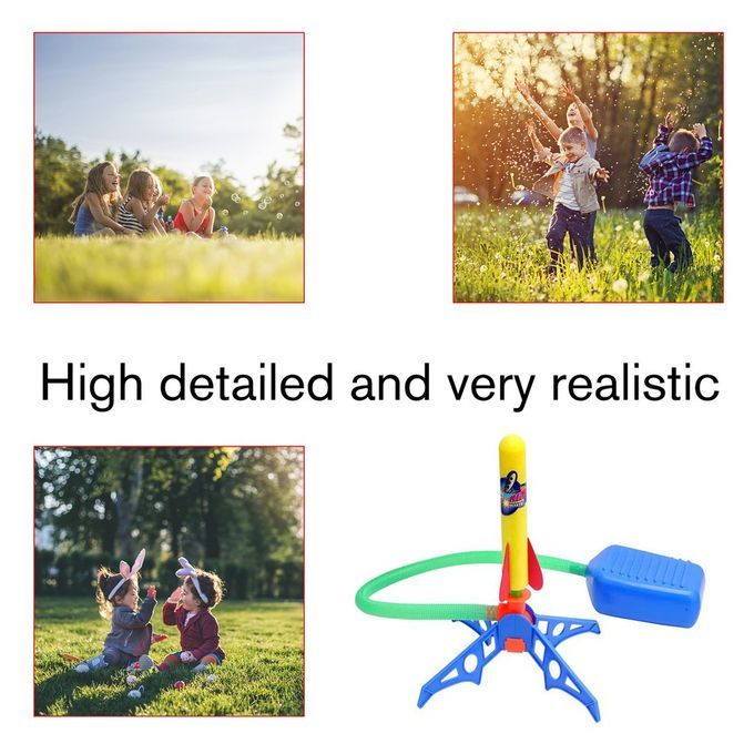Pedal Ro Ket Laun Her  Hildren's Toy Foam Toy Birthday Gift Holiday Gift-colorful