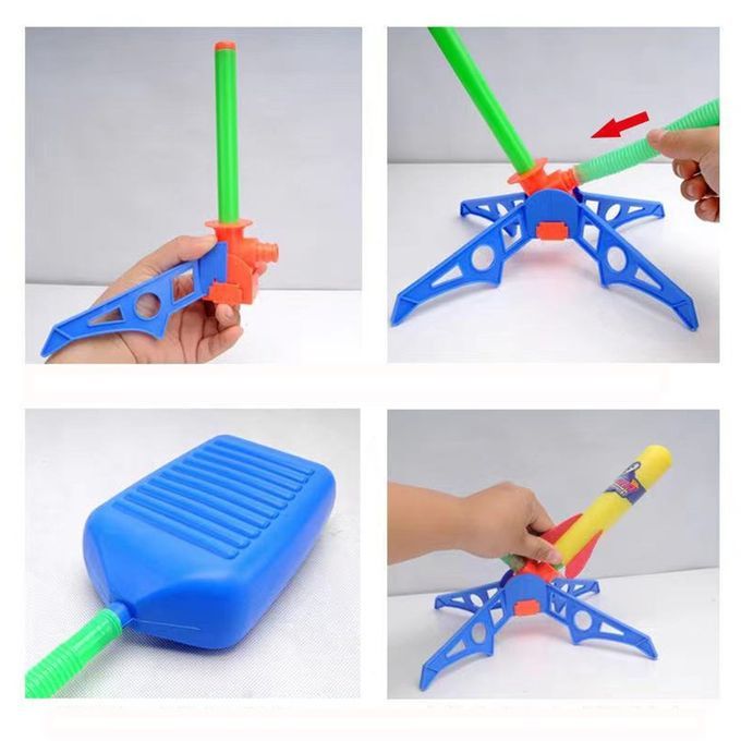 Pedal Ro Ket Laun Her  Hildren's Toy Foam Toy Birthday Gift Holiday Gift-colorful
