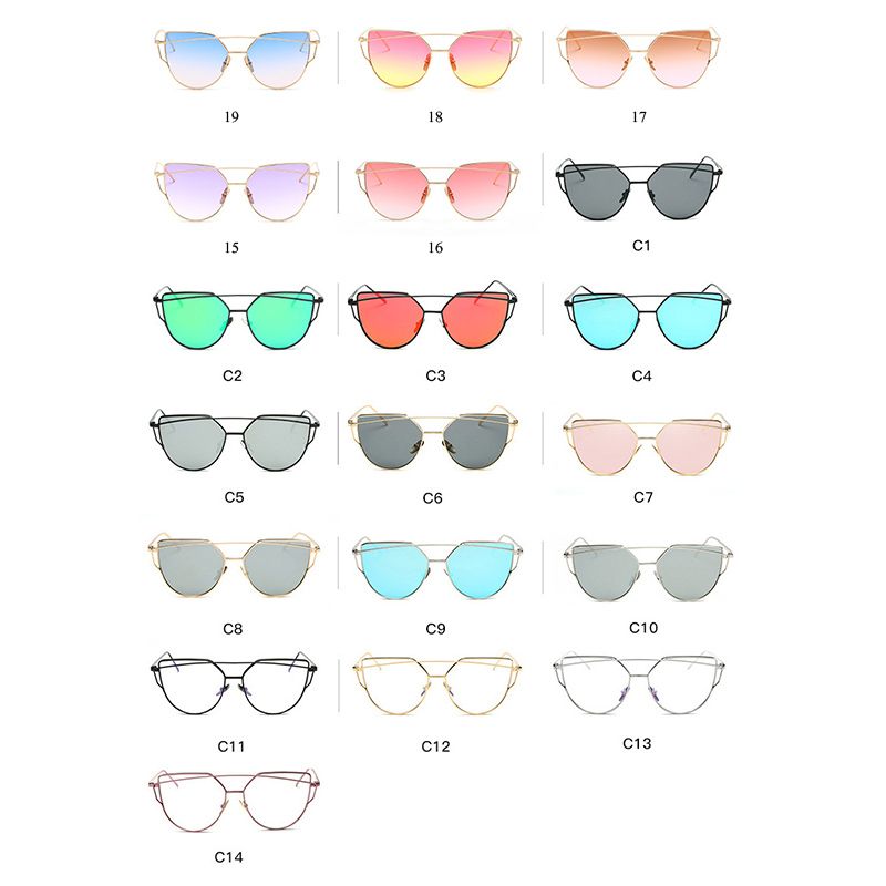 New European Trend Personality Sunglasses Stainless Steel Fr