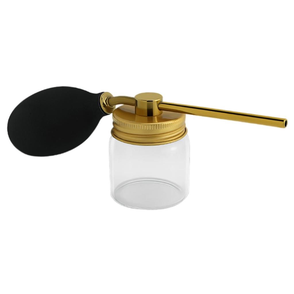 Silicone Talc  Blower Puffer Barbers Talcum Hair  Bottle