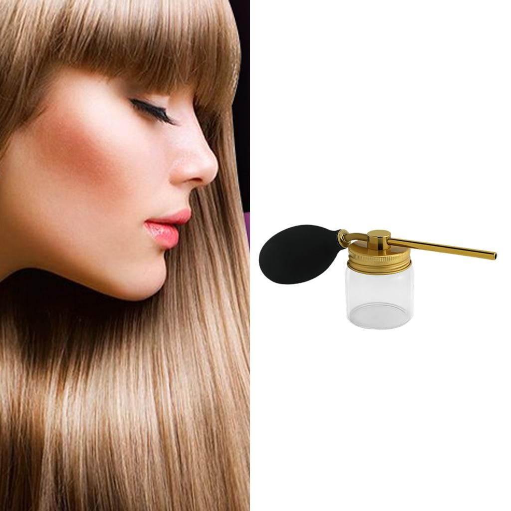 Silicone Talc  Blower Puffer Barbers Talcum Hair  Bottle