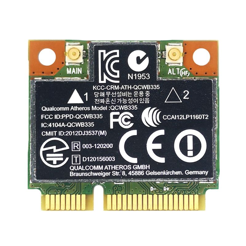 AR9565 WiFi Card QCWB335 Mini PCIE Bluetooth 4.0 150Mbps