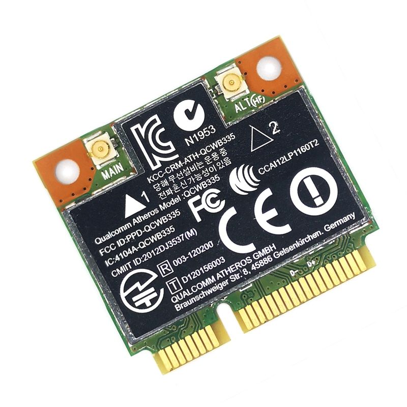 AR9565 WiFi Card QCWB335 Mini PCIE Bluetooth 4.0 150Mbps