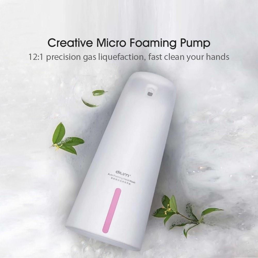 Auto Soap Dispenser Non-contact Automatic Induction Foaming Washing Anti Bacteria Hands Washing Machine For Kids Family Home Office