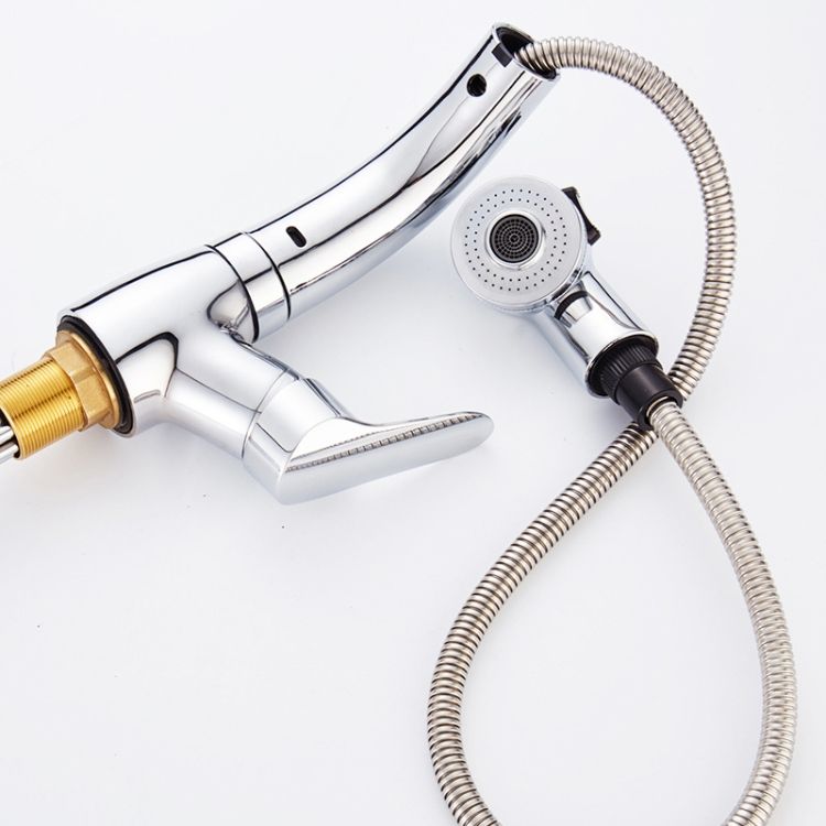 All-copper Body Pull-out Hot & Cold Water Faucet