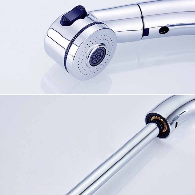 All-copper Body Pull-out Hot & Cold Water Faucet