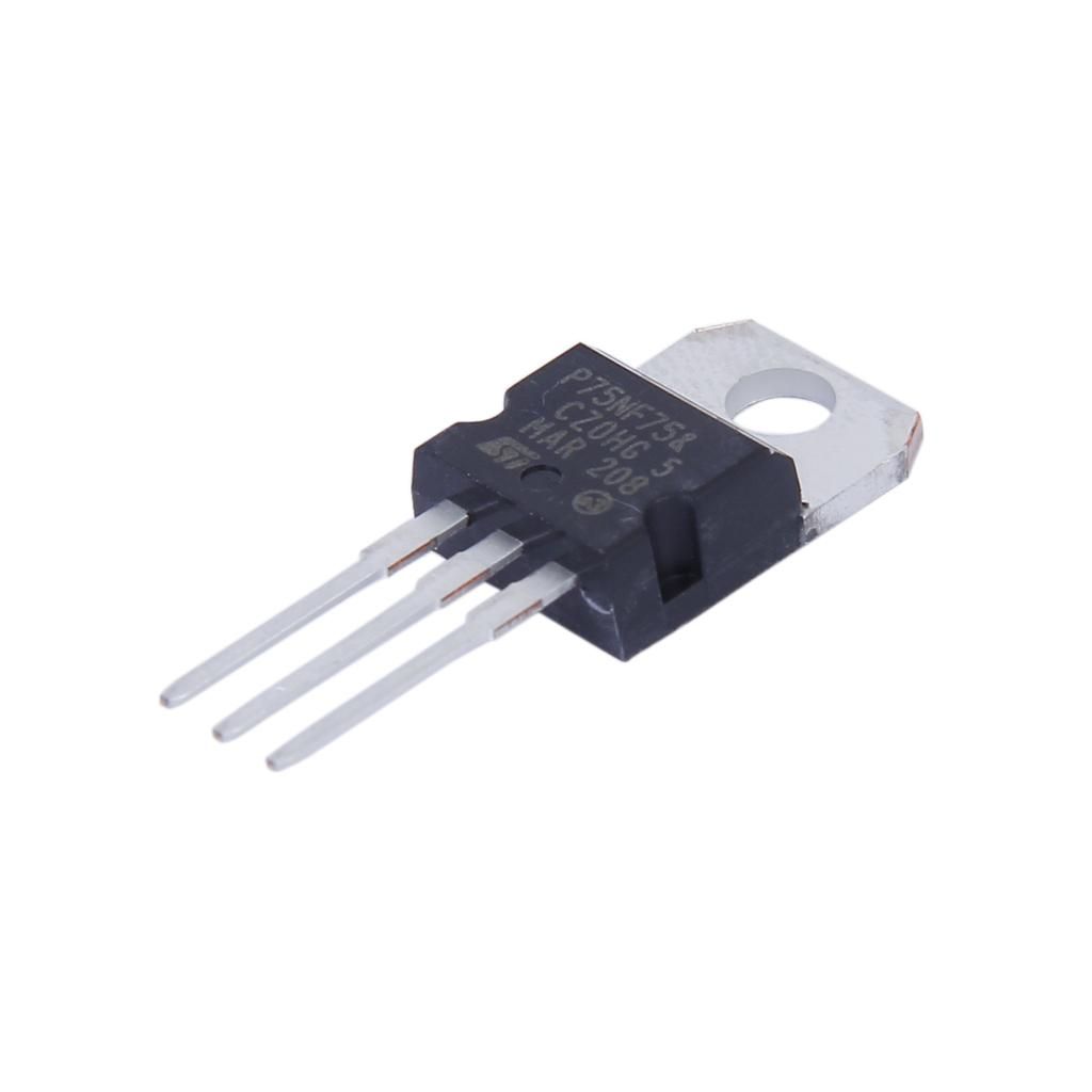 5pcs P75NF75 N-Channel High Speed Power MOSFET Transistor 80A 75V