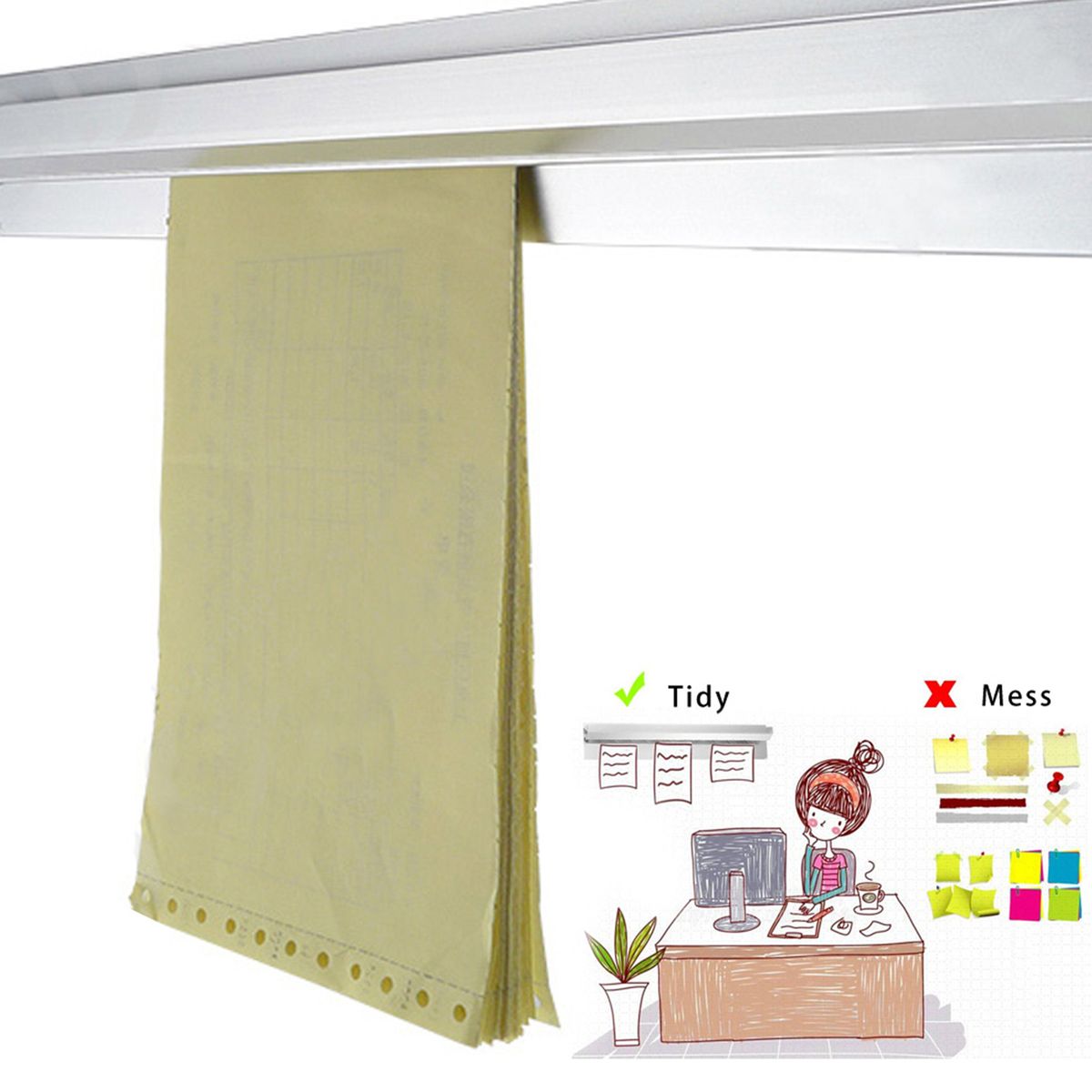 Ticket Tab Bill Receipt Hanging Rack Bar Kitchen Order