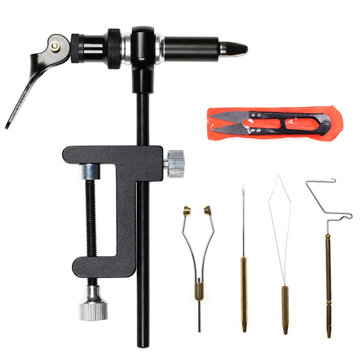 Fly Tying Tools Combo Kit Fly Tying Vise Bobbin Holder