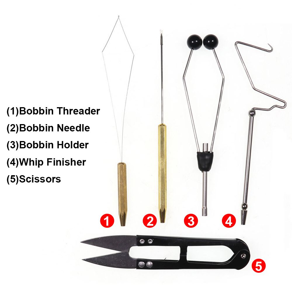 Fly Tying Tools Combo Kit Fly Tying Vise Bobbin Holder