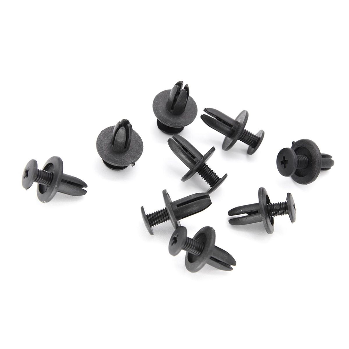 50pcs 6mm Fender Rivet Clips Hole ATV Fairing Fender Clip Auto Fastener Clips Replacement for Suzuki