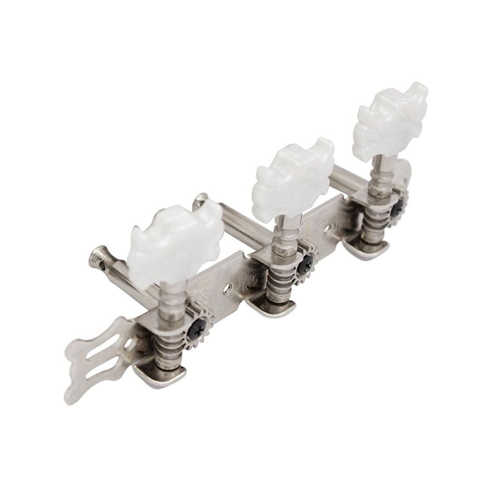 2pcs Folk Guitar Machine Head Knobs Guitar String Tuning Pegs Tuner Guitar Tuning Keys Silver Color
