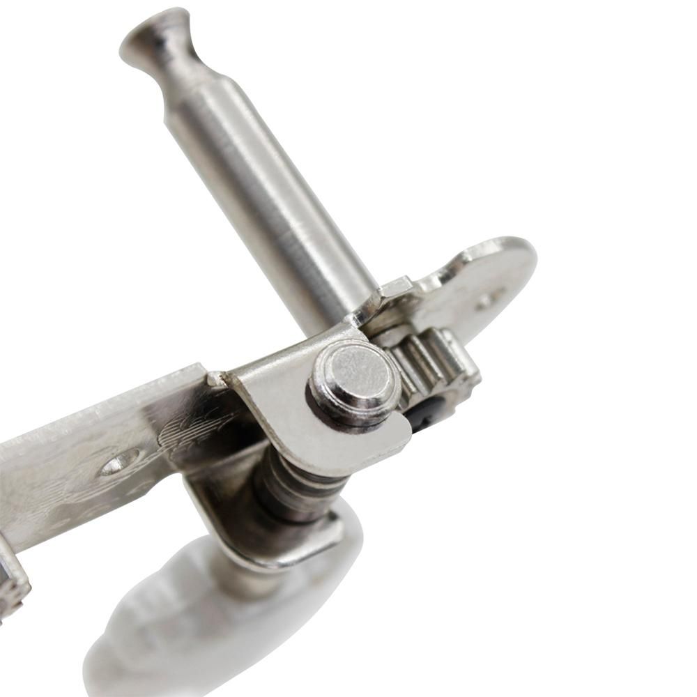 2pcs Folk Guitar Machine Head Knobs Guitar String Tuning Pegs Tuner Guitar Tuning Keys Silver Color