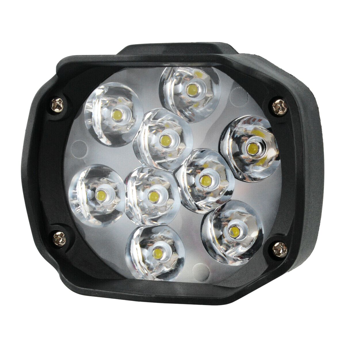 2Pcs Motorcycle Leds External Light 6000K IP68 Waterproof