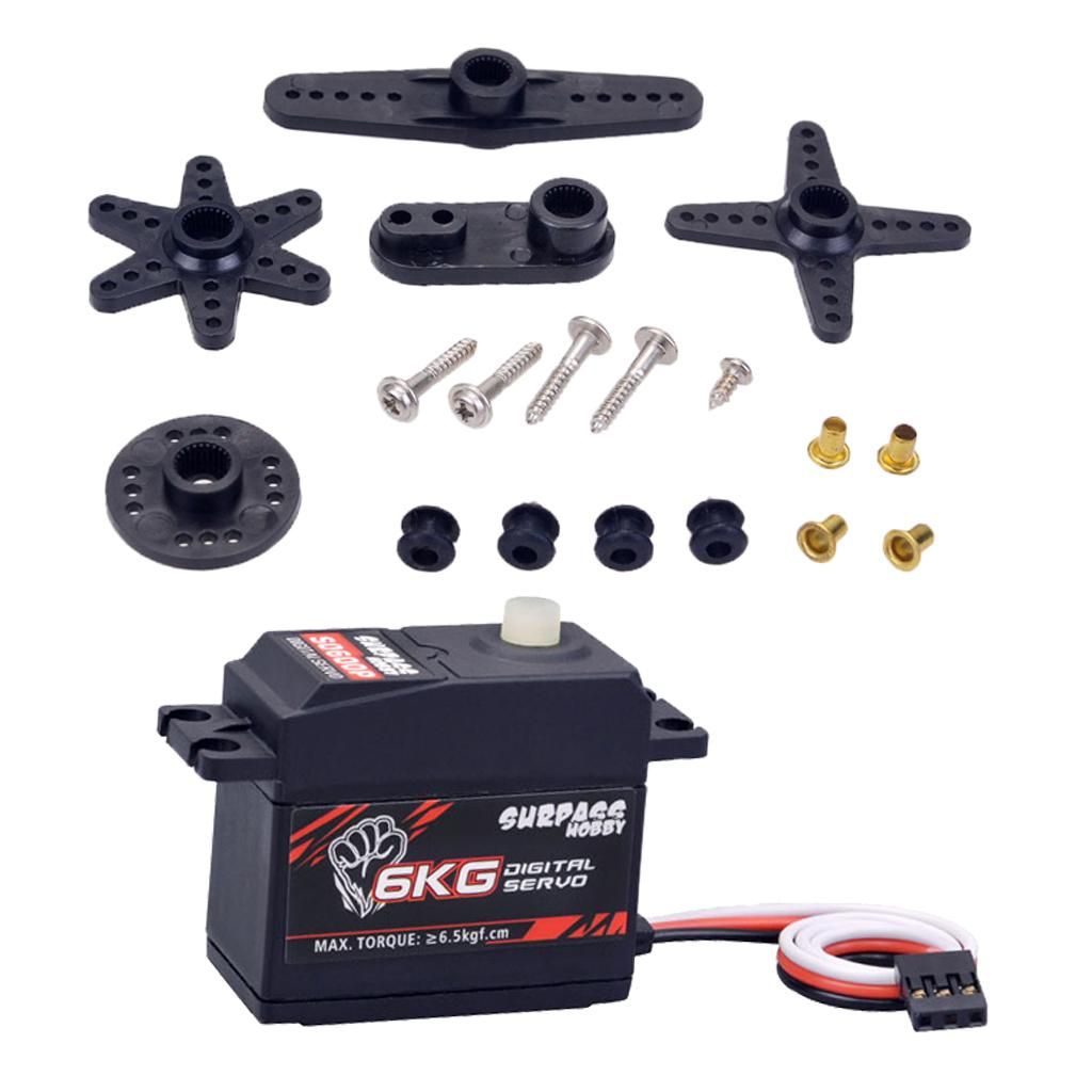 6kg Digital Servo Motor For 1:10 RC Buggy Car Boat  DIY S0600P