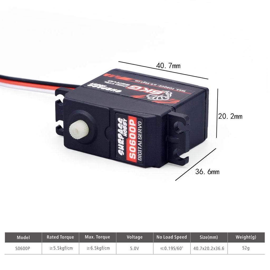6kg Digital Servo Motor For 1:10 RC Buggy Car Boat  DIY S0600P