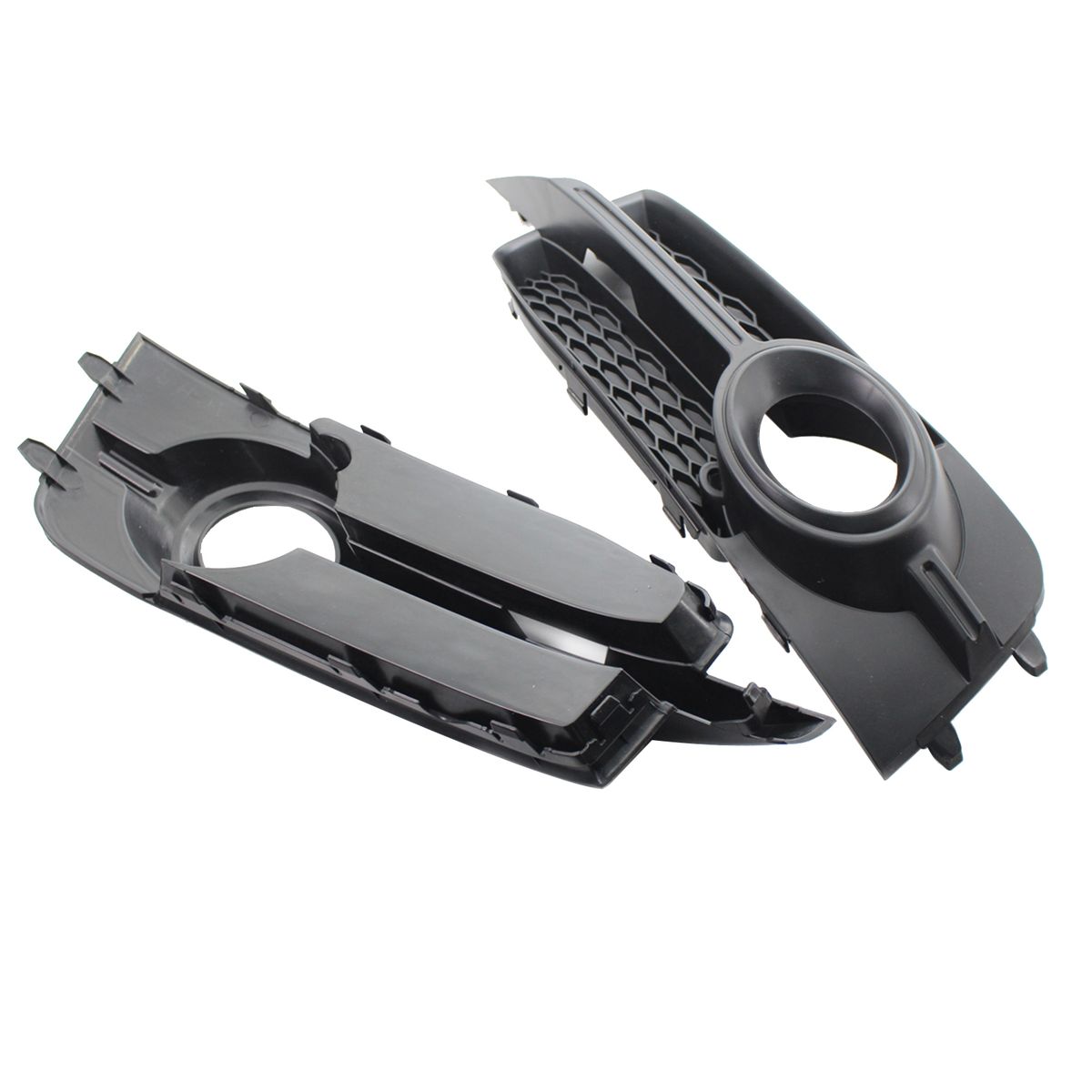 Front Bumper Fog Light Grill Fog Lamp Frames 2pcs,