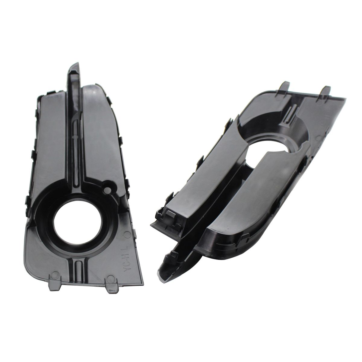 Front Bumper Fog Light Grill Fog Lamp Frames 2pcs,