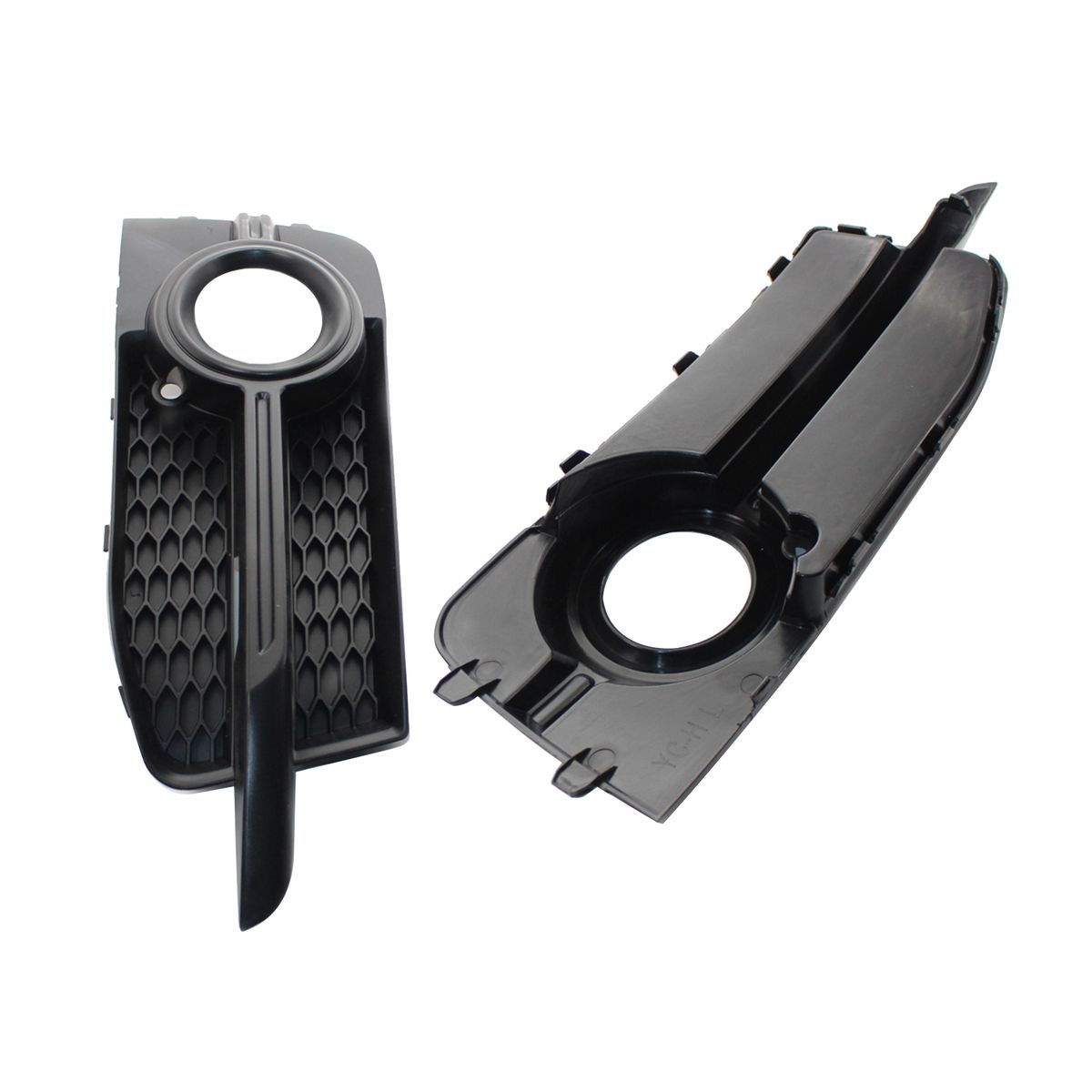 Front Bumper Fog Light Grill Fog Lamp Frames 2pcs,