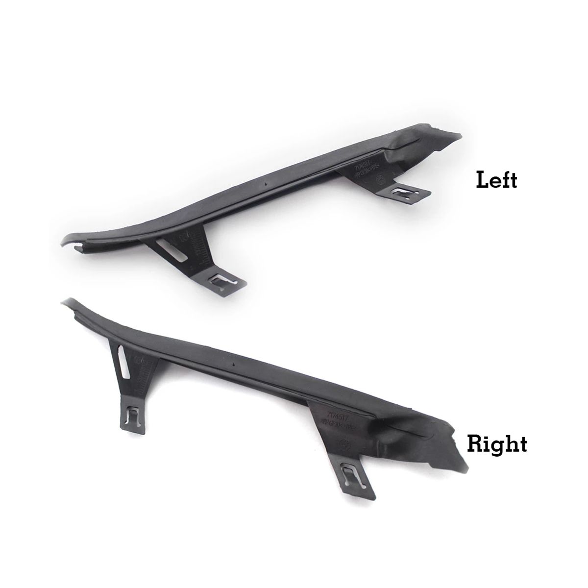 1Pair Car Front Headlight Shell Cover Strips for BMW 3
