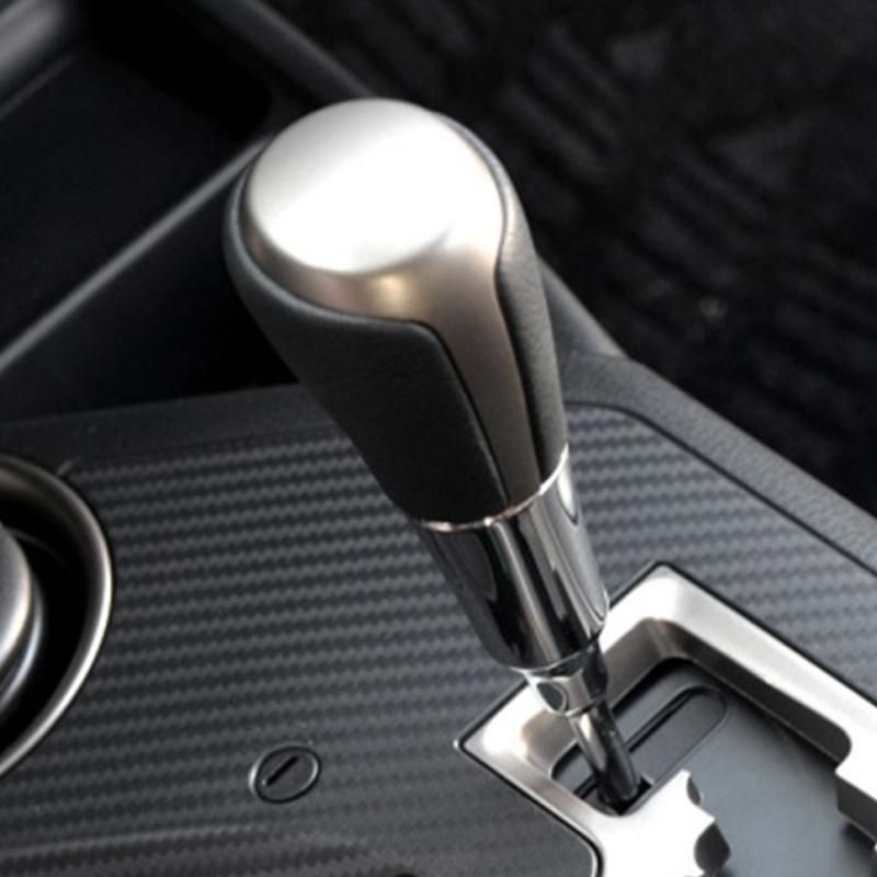 My good car for Toyota Corolla Rav4 Rav 4 2014 -   Leather Gear Shift Collars   Accessories AT Gear Head Shift Knob Cover
