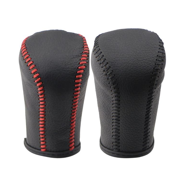 My good car for Toyota Corolla Rav4 Rav 4 2014 -   Leather Gear Shift Collars   Accessories AT Gear Head Shift Knob Cover
