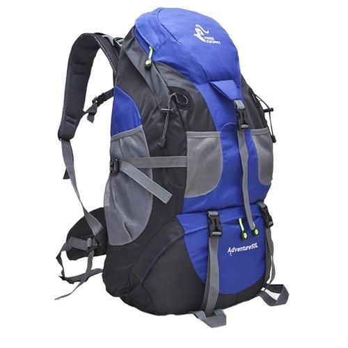 50L Climbing Hiking Waterproof Rucksack Camping Trekking Mountaineering Backpack Sport Travel Bag