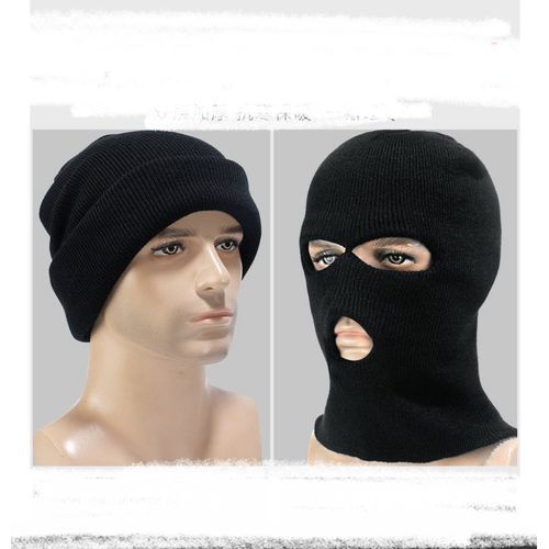 Luxury Wool Three Holes Balaclava Face Mask