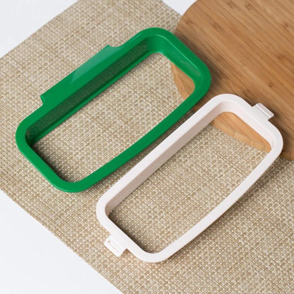 Garbage Bag Holder Hanging Rubbish Bags Rack For Kitchen Cupboard Cabinet Tailgate Stand Storage Kitchen Accessories 12.5*22cm