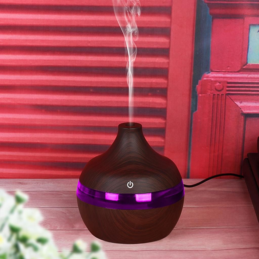 Essential Oil  Diffuser  LED  Air Dark Brown