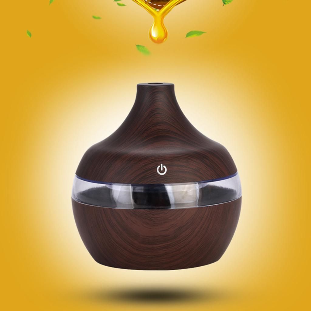 Essential Oil  Diffuser  LED  Air Dark Brown