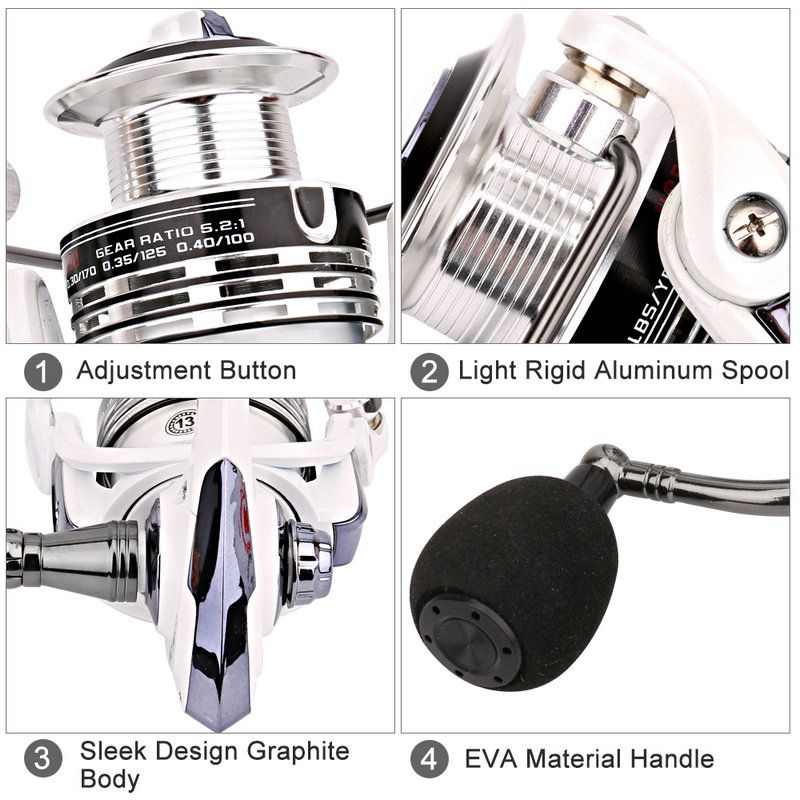 Fishing Reel 3000 5kg Drag Max Saltwater Bearking