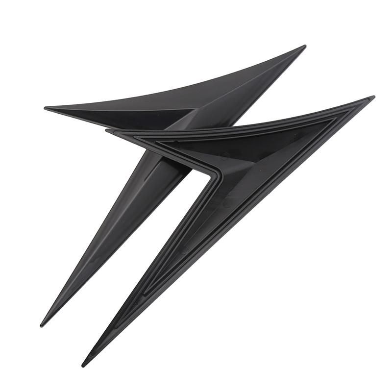 2Pcs Universal Car Side Door Body Cover Trim for Fender Decoration Sticker for Honda for Benz Audi BMW Ford Black