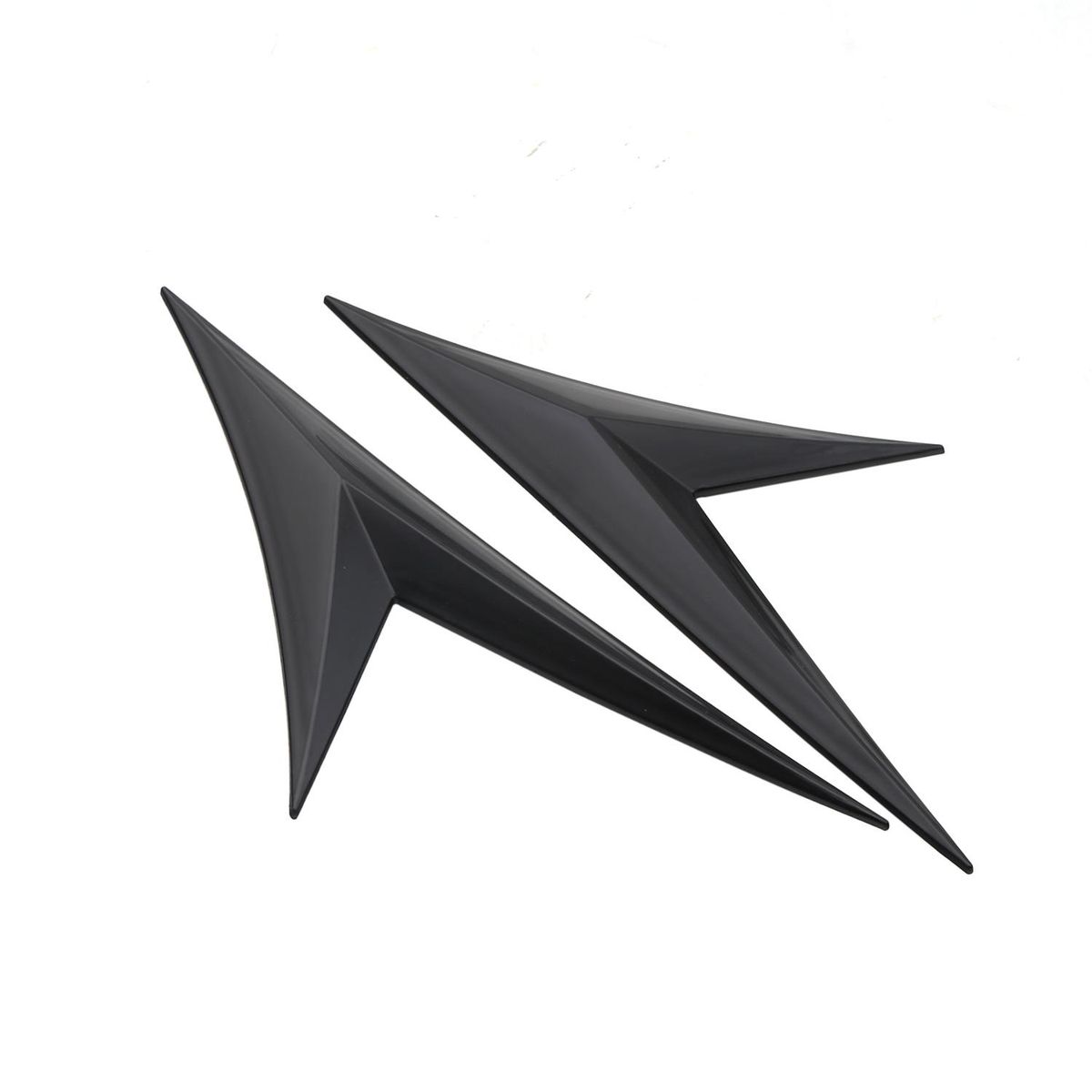 2Pcs Universal Car Side Door Body Cover Trim for Fender Decoration Sticker for Honda for Benz Audi BMW Ford Black