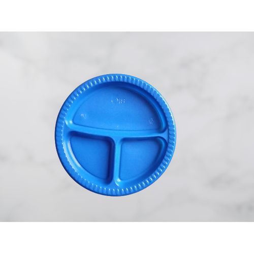 3 COMPARTMENT DISPOSABLE PLATE 50 PCS