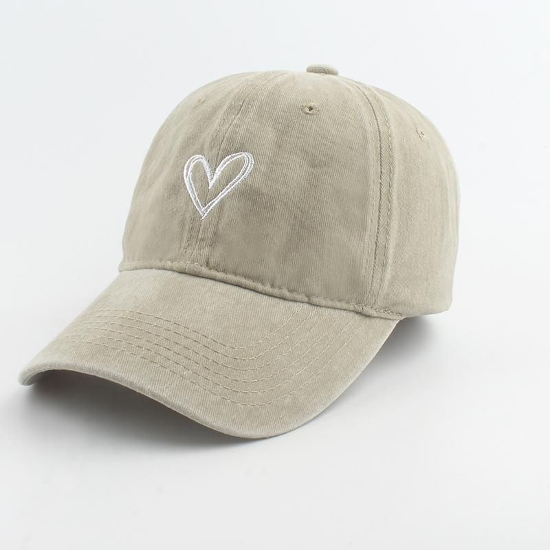 Fashion Outdoor Sport Baseball Caps For Men Women Love Heart Embroidery Snapback