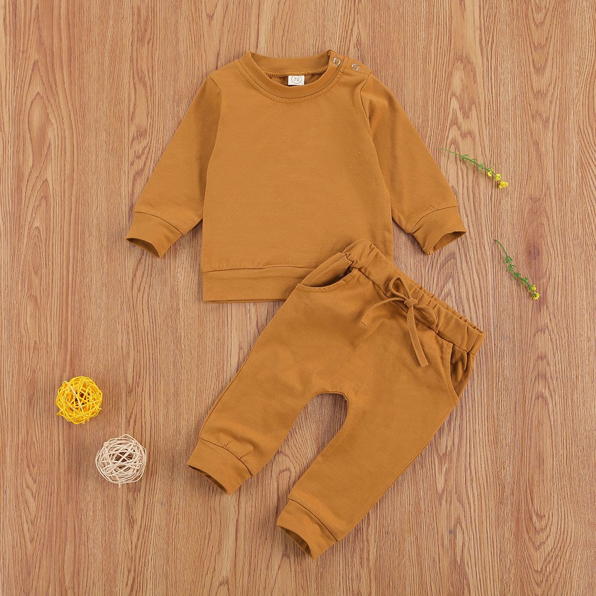 2022 Newborn Set Kid Boy Girl Clothes Set Long Sleeve Top
