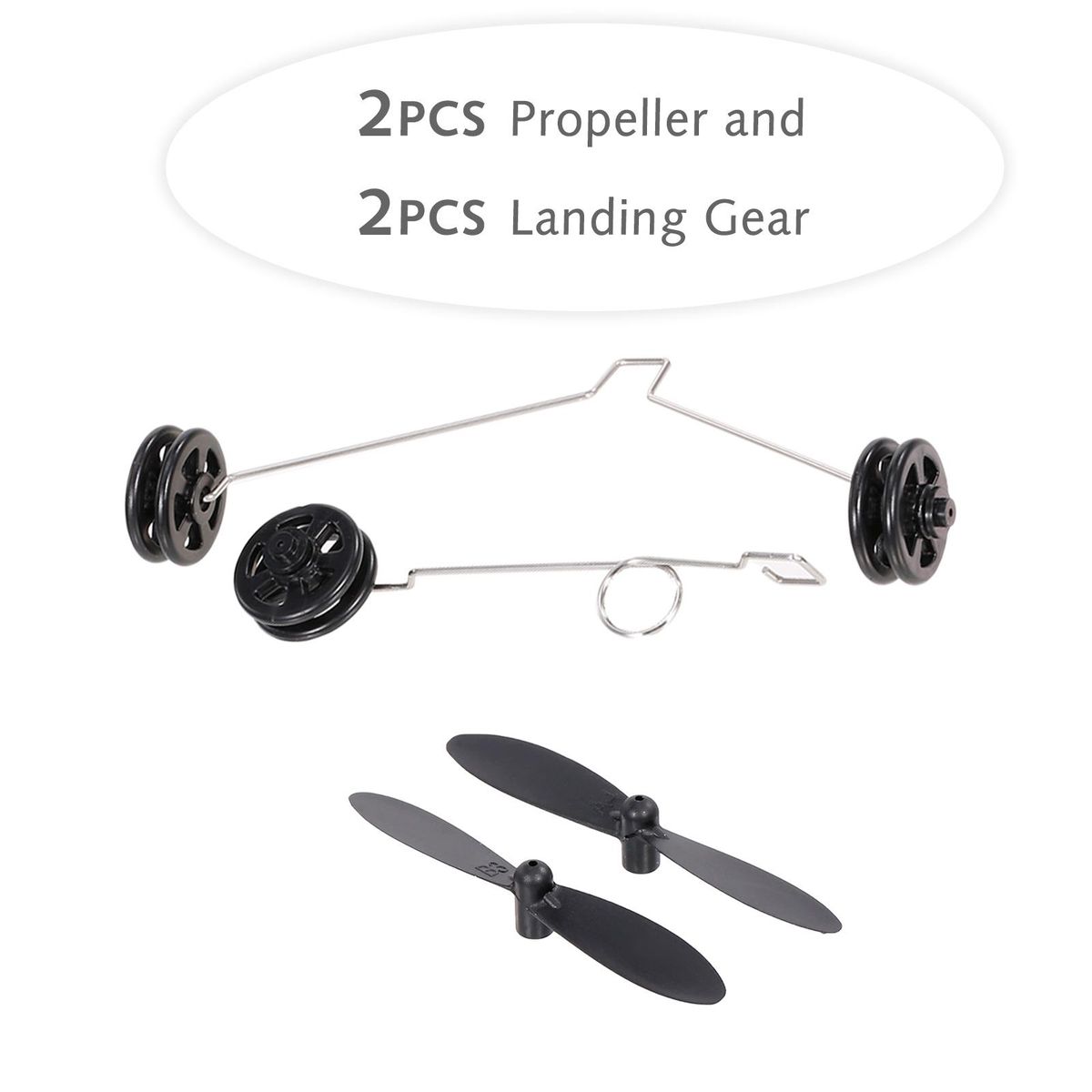 2pcs Propeller and 2PCS Landing Gear for Wltoys XK A200 F-16B RC Airplane