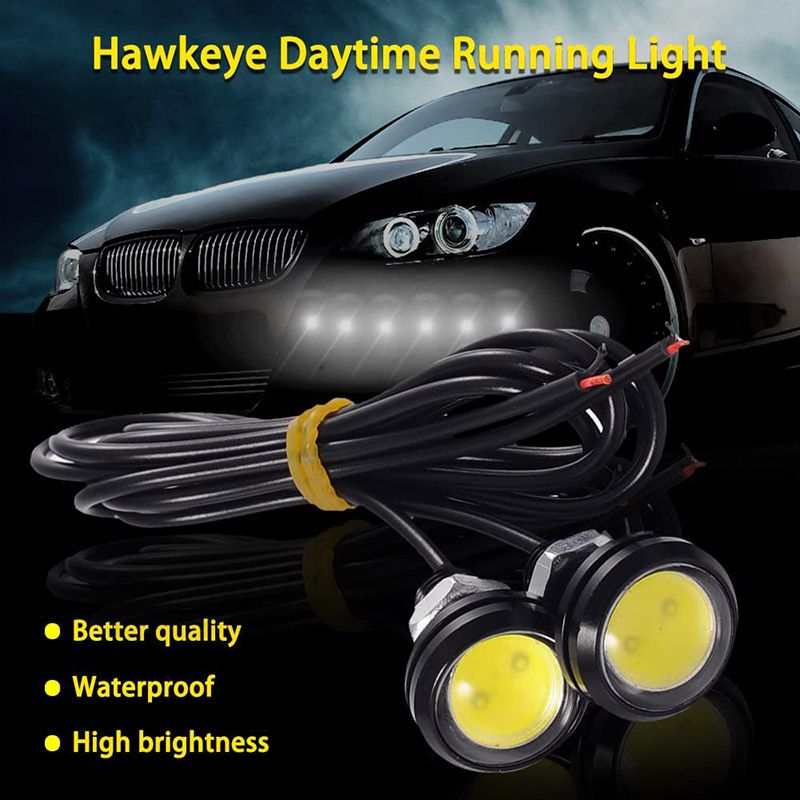 2 PCS Car LED Daytime Running Eagle Eye Lights