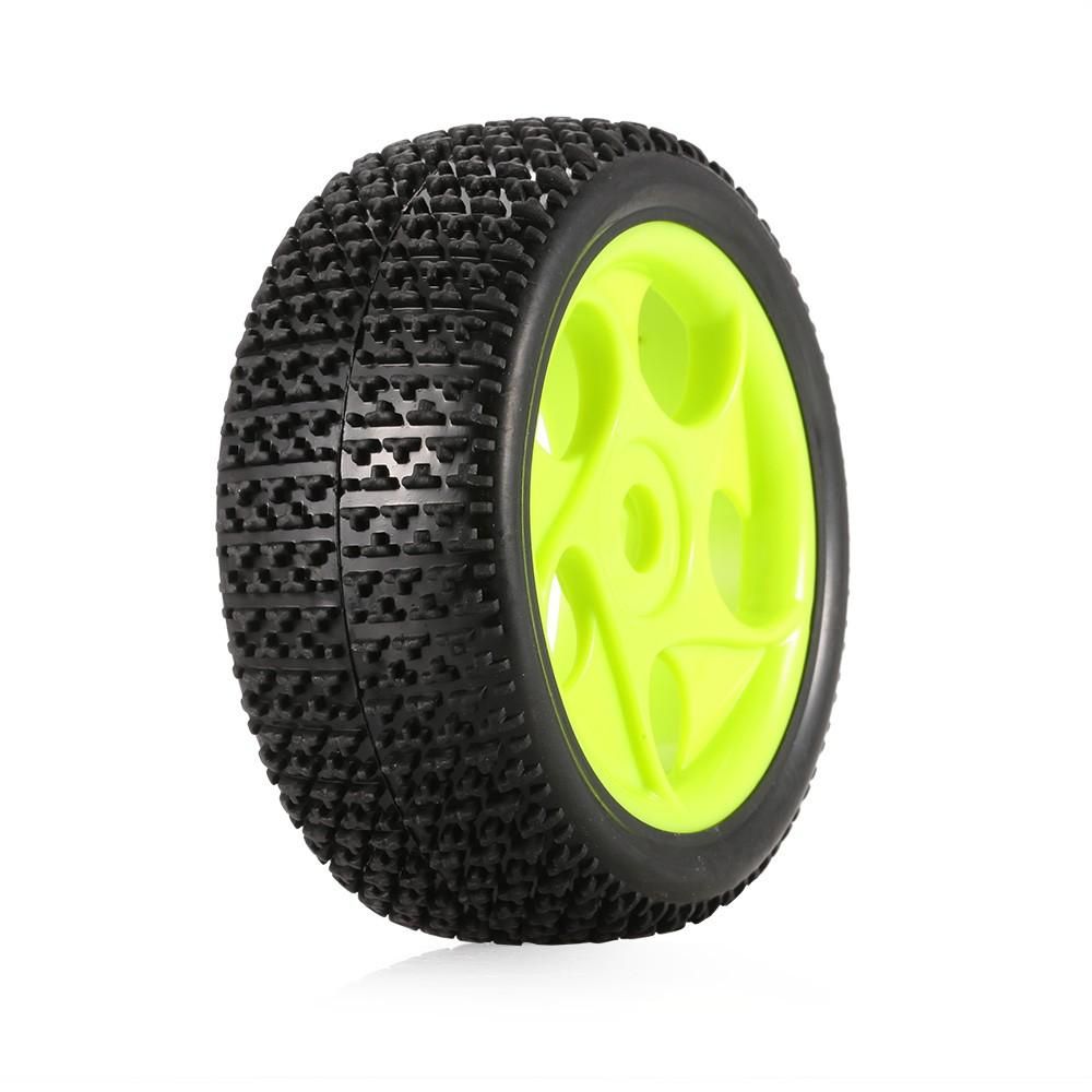 4pcs 112mm Rubber Tires 17mm Hub Hex Wheel Rim for 1/8 RC Crawler Buggy Off-Road Car Truck