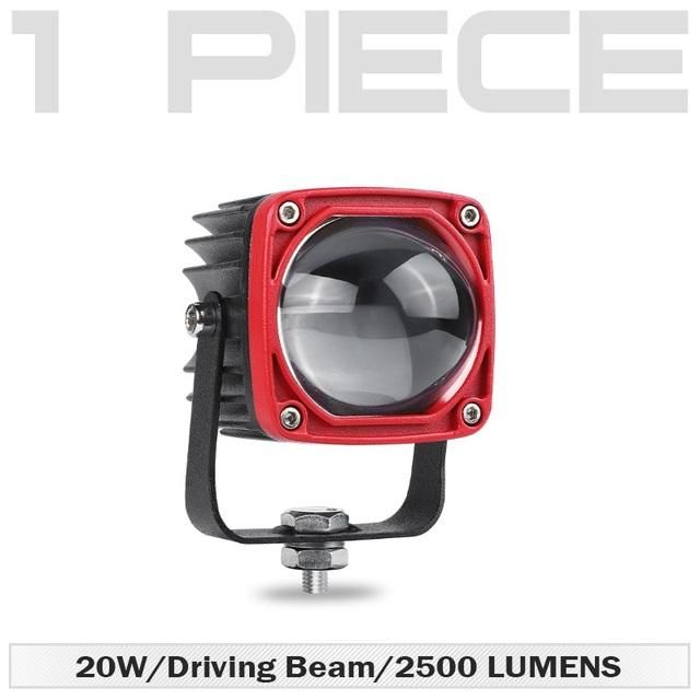 2 Inch 8D Lens Led Work Light 6000K White 3500K Yellow Driving Light Fog Lights Spotlight Car Truck Off Road Motorcycle 12V 24V