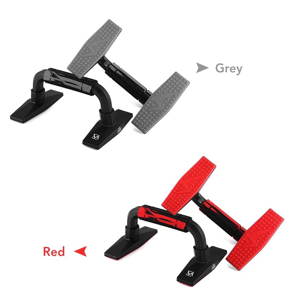 2PCS Push Up Bars Pushup Chest Bar Stand Sports Gym Exercise