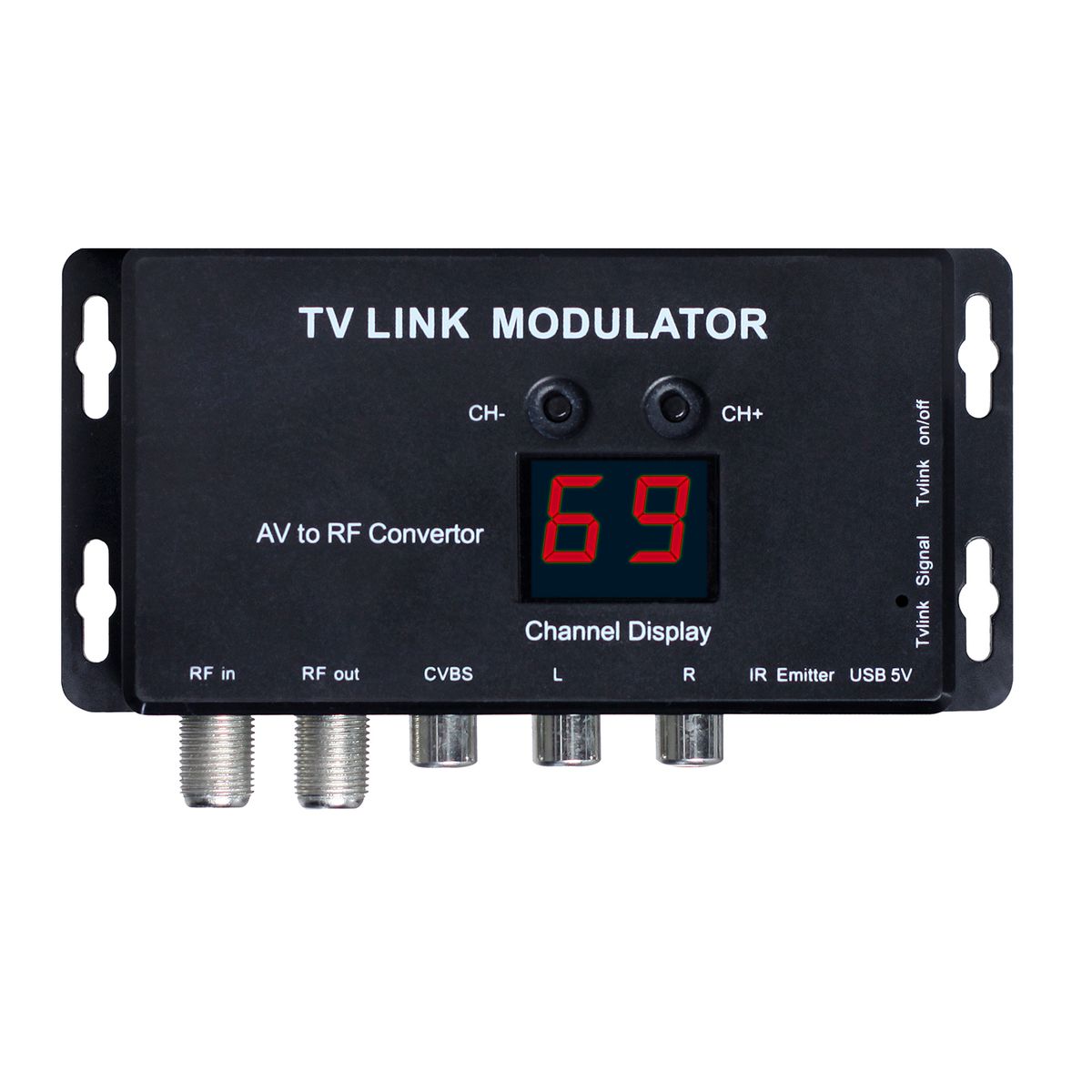 TVLINK Modulator AV To RF Convertor   IR Extender RF
