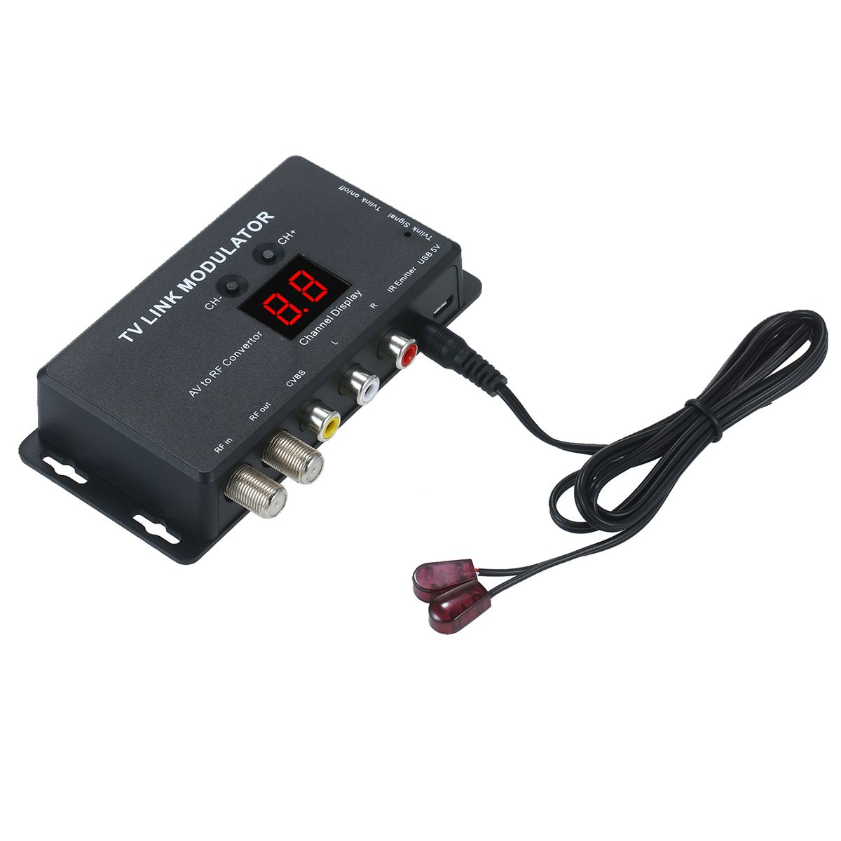 TVLINK Modulator AV To RF Convertor   IR Extender RF