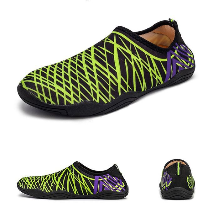 A1 Water Sports Parent-child Slip-on Sandals Swimming Beach Shoes Unisex Green