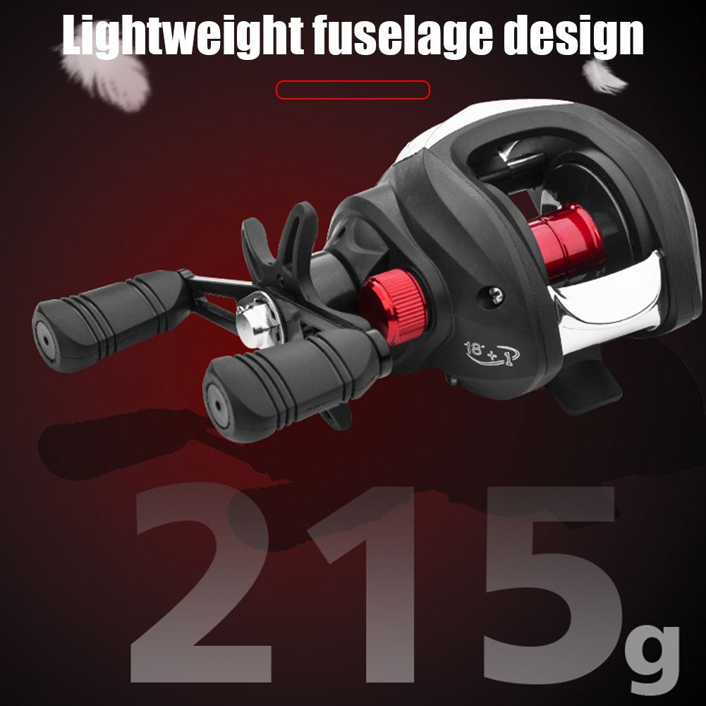 Metal Spool Baitcasting Reel 8kg Max Drag 7.2:1 Hi