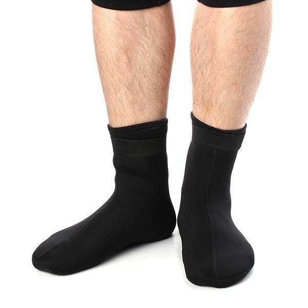 2.5mm Pair Neoprene Surfing Swimming Diving Scuba Water Sports Socks Boot Wet#Black XL Black Xl-42-44