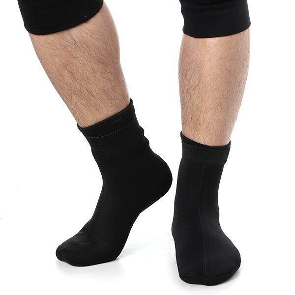 2.5mm Pair Neoprene Surfing Swimming Diving Scuba Water Sports Socks Boot Wet#Black XL Black Xl-42-44