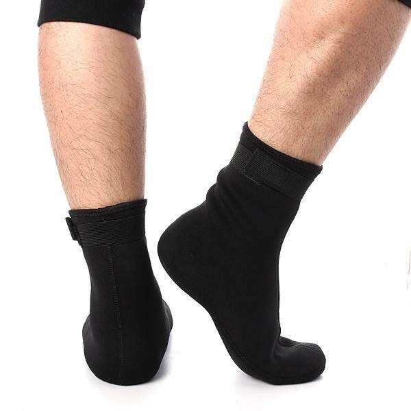 2.5mm Pair Neoprene Surfing Swimming Diving Scuba Water Sports Socks Boot Wet#Black XL Black Xl-42-44
