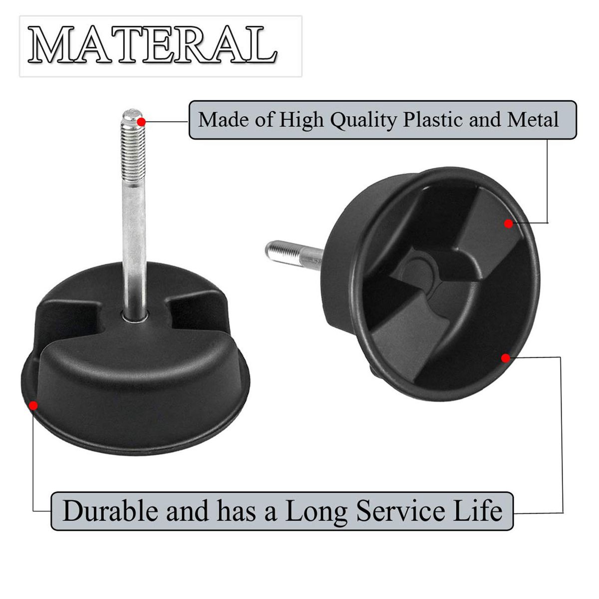 Hard Top Mounting Screw Knob For Jeep Wrangler JK 2dr 2007-2018